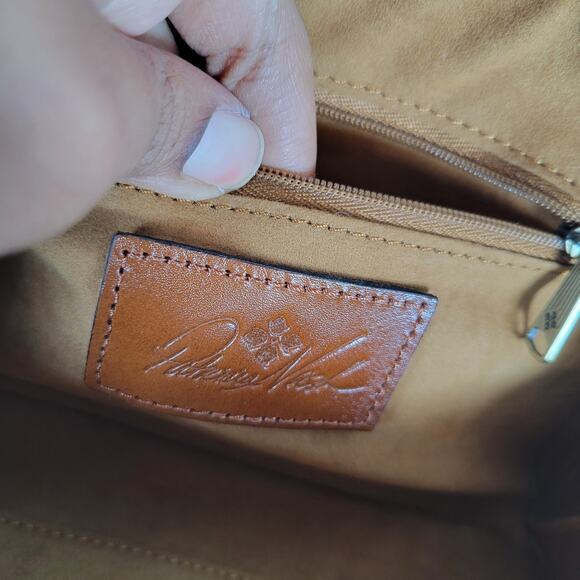 Patricia Nash Bonella Dome Crossbody Structured Bag Beige Straw Rattan Beachy - Picture 3 of 9